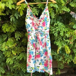 Colorful empire waist sundress